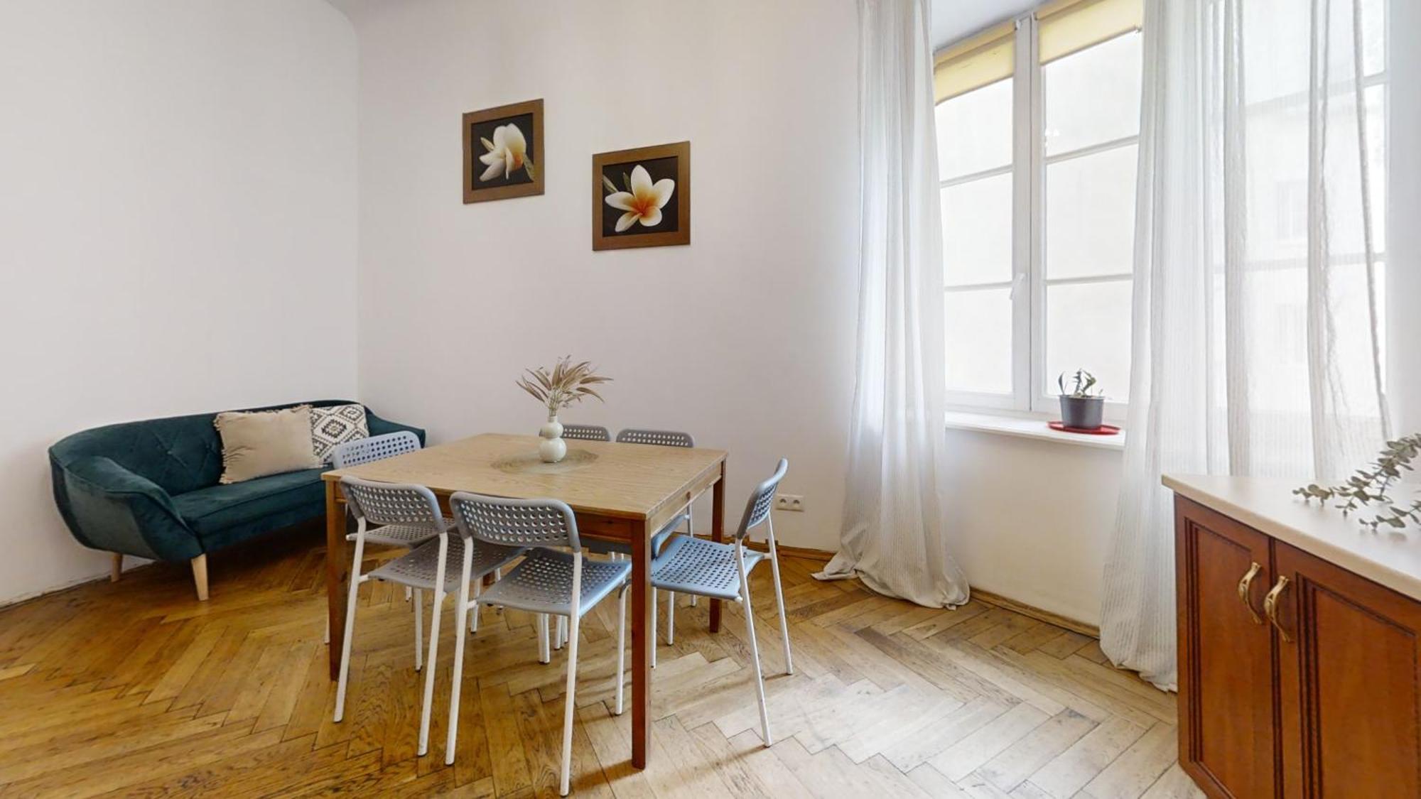Flowers Flat In The Tenement Warszawa