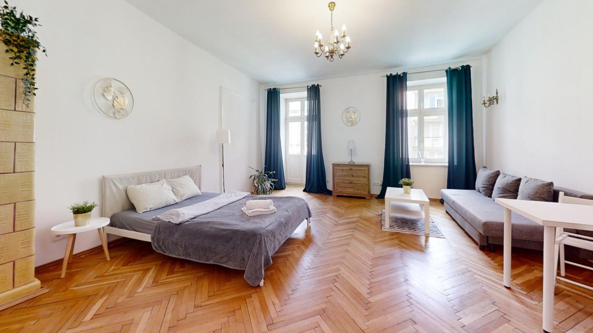 Flowers Flat In The Tenement Apartment